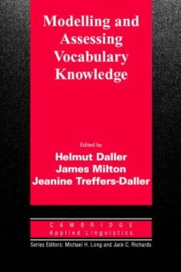 cover of the book Modelling and Assessing Vocabulary Knowledge (Cambridge Applied Linguistics)