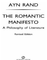 cover of the book The Romantic Manifesto