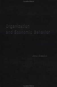 cover of the book Organization and Economic Behaviour