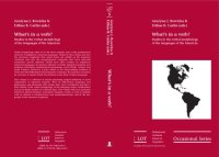 cover of the book What’s in a verb? Studies in the verbal morphology of the languages of the Americas