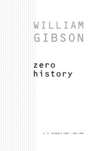 cover of the book Zero History