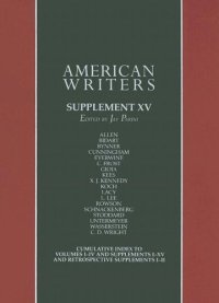 cover of the book American Writers, Supplement XV