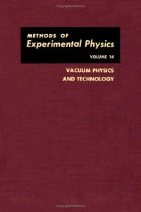 cover of the book Vacuum Physics and Technology (Methods of Experimental Physics)