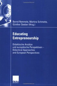 cover of the book Educating Entrepreneurship  German