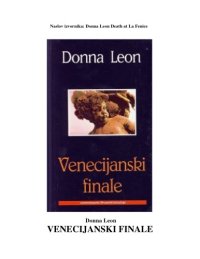 cover of the book Venecijanski finale ili Smrt u teatru La Fenice.