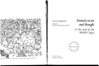 cover of the book Animals in Art and Thought  to the End of the Middle Ages