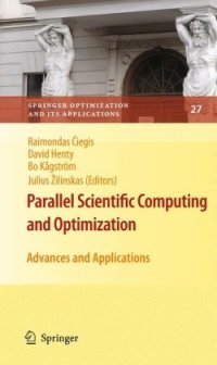 cover of the book Parallel Scientific Computing and Optimization: Advances and Applications