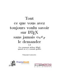 cover of the book Tout ce que vous avez toujours voulu savoir sur LATEX sans jamais oser le demander