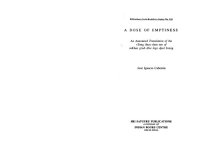 cover of the book A Dose of Emptiness: An Annotated Translation of the sTong Thun Chen Mo of mKhas Grub dGe Legs Dpal Bzang