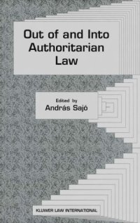 cover of the book Out of and into Authoritarian Law