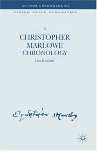 cover of the book A Christopher Marlowe Chronology (Author Chronologies)