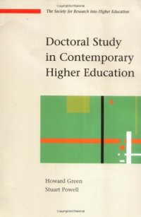 cover of the book Doctoral Study in Contemporary Higher Education (Society for Research into Higher Education)