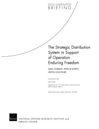 cover of the book The Strategic Distribution System in Support of Operation Enduring Freedom