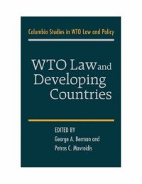 cover of the book WTO Law and Developing Countries