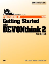 cover of the book Take Control of Getting Started with DEVONthink 2