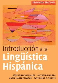 cover of the book Introduccion a la linguistica hispanica