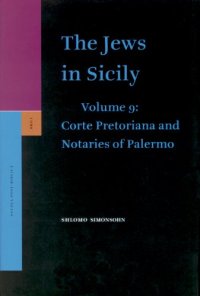 cover of the book The Jews in Sicily (Corte Pretoriana and Notaries of Palermo) (v. 9)