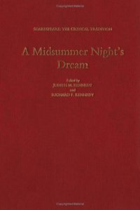 cover of the book A Midsummer Night's Dream (Shakespeare, the Critical Tradition)