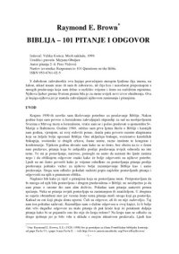 cover of the book Biblija - 101 pitanje i odgovor