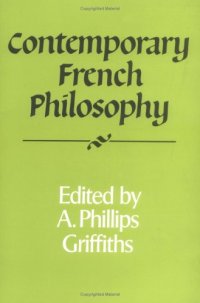 cover of the book Contemporary French Philosophy (Royal Institute of Philosophy Supplements)