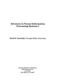 cover of the book Advances in Neural Information Processing Systems 1