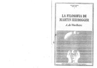 cover of the book La filosofia de Martin Heidegger