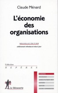 cover of the book Economie des organisations