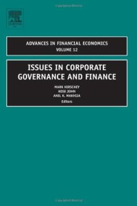 cover of the book Issues in Corporate Governance and Finance, Volume 12 (Advances in Financial Economics)