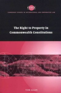 cover of the book The Right to Property in Commonwealth Constitutions