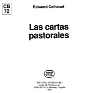 cover of the book Las Cartas Pastorales