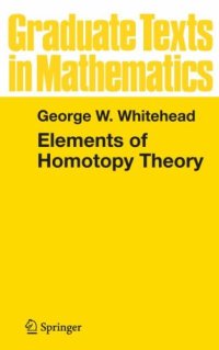 cover of the book Elements of Homotopy Theory