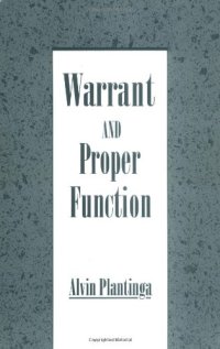 cover of the book Warrant and Proper Function