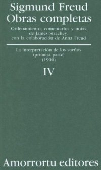 cover of the book Obras Completas: La Interpretacion de los Suenos, primera parte (Vol. 4)