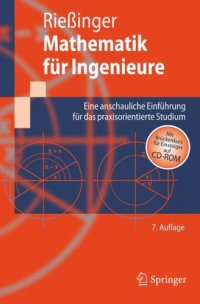 cover of the book Mathematik für Ingenieure: Eine anschauliche Einführung für das praxisorientierte Studium