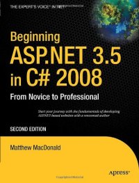 cover of the book Beginning ASP.NET 3.5 in C# 2008: From Novice to Professional, Second Edition (Beginning: from Novice to Professional)