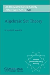 cover of the book Algebraic Set Theory