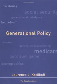 cover of the book Generational Policy (Cairoli Lectures)