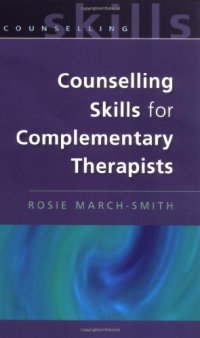 cover of the book Counselling Skills for Complimentary Therapists (Counselling Skills)