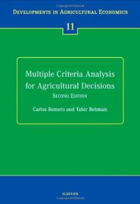 cover of the book Multiple Criteria Analysis for Agricultural Decisions