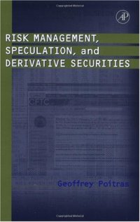 cover of the book Risk Management, Speculation, and Derivative Securities