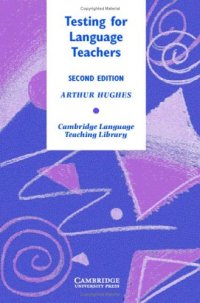 cover of the book Testing for Language Teachers