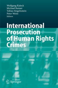 cover of the book International Prosecution of Human Rights Crimes