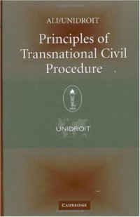 cover of the book Principles of Transnational Civil Procedure