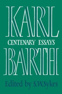 cover of the book Karl Barth: Centenary Essays