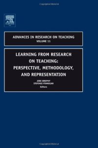 cover of the book Learning from Research on Teaching, Volume 11: Perspective, Methodology, and Representation (Advances in Research on Teaching)