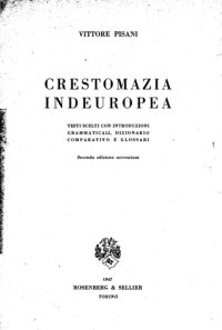 cover of the book Crestomazia Indeuropea