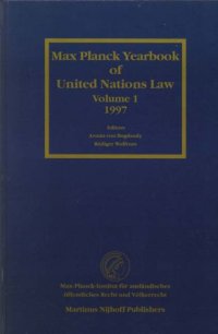 cover of the book Max Planck Yearbook of United Nations Law