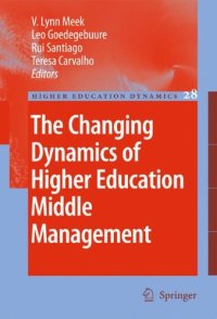 cover of the book The Changing Dynamics of Higher Education Middle Management