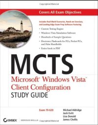 cover of the book MCTS: Microsoft Windows Vista Client Configuration Study Guide: Exam 70-620