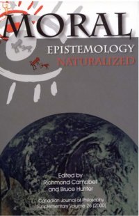 cover of the book Moral Epistemology Naturalized (Canadian journal of philosophy)